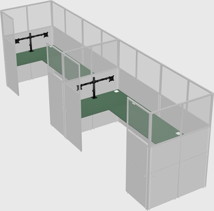 Cabine en u