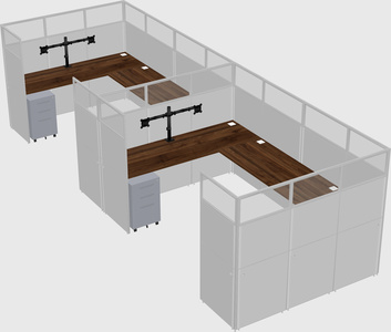 Cabine en u