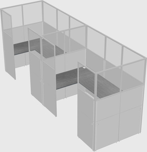 Cabine en u