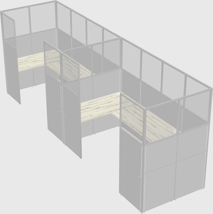 Cabine en u