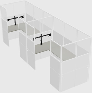 Cabine en u