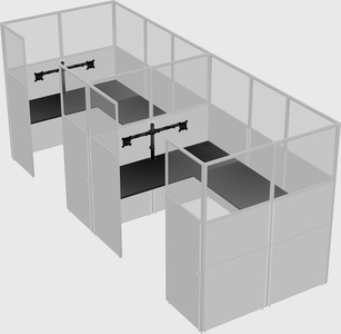 Cabine en u