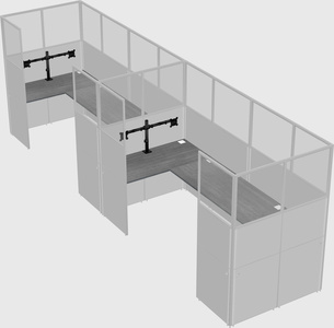 Cabine en u