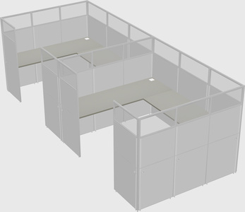 Cabine en u
