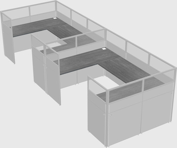 Cabine en u