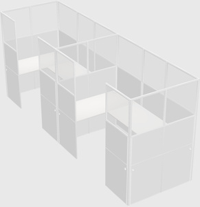 Cabine en u