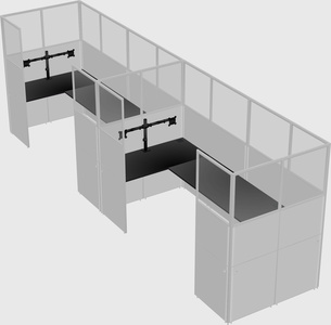 Cabine en u