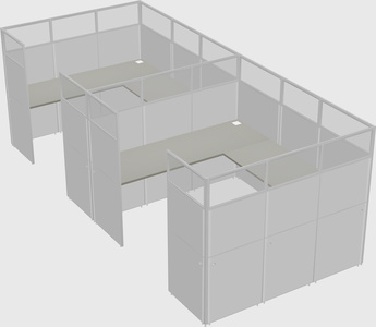 Cabine en u