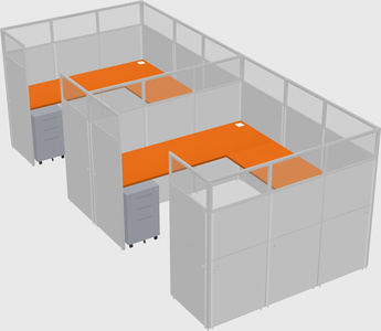 Cabine en u