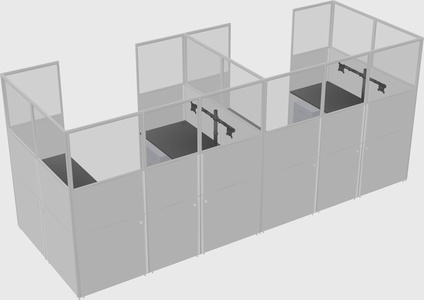 Cabine en u