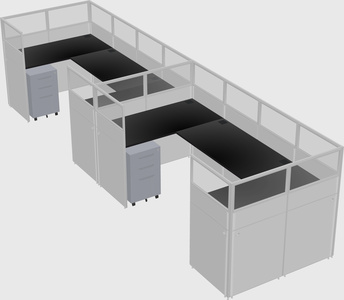Cabine en u