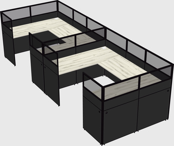 Cabine en u