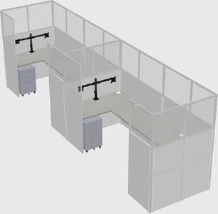 Cabine en u