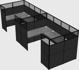 Cabine en u