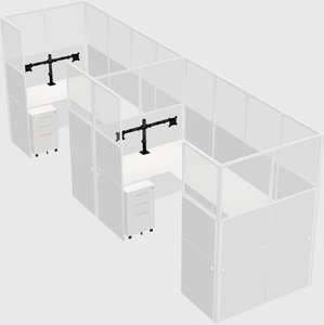 Cabine en u