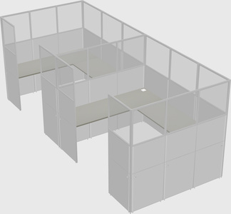 Cabine en u