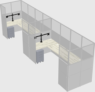 Cabine en u