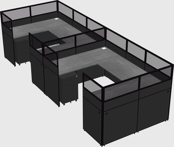 Cabine en u
