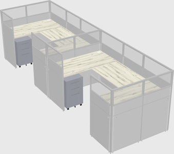 Cabine en u