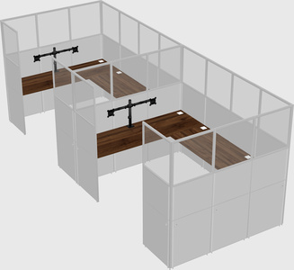 Cabine en u