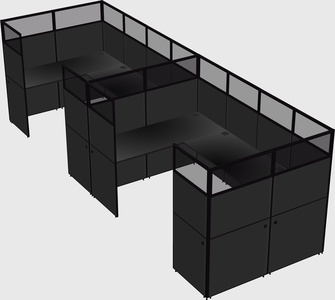Cabine en u