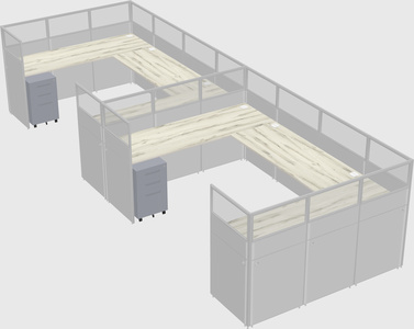 Cabine en u