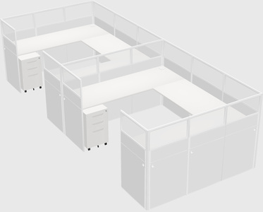 Cabine en u
