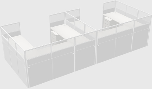 Cabine en u