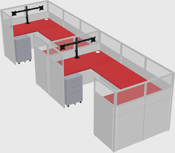 Cabine en u