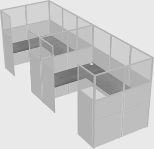 Cabine en u