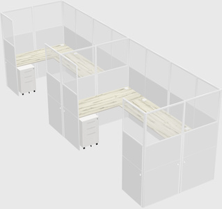 Cabine en u
