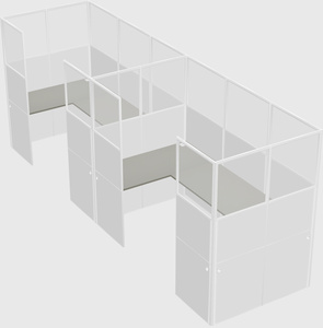 Cabine en u