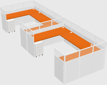 Cabine en u
