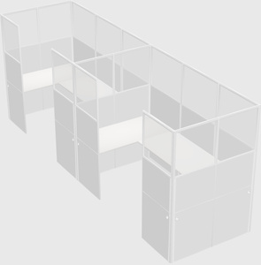 Cabine en u