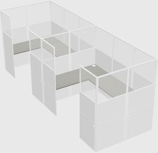 Cabine en u