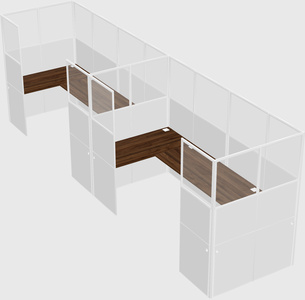 Cabine en u