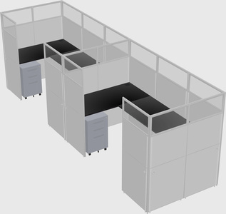 Cabine en u