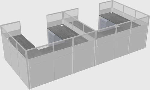 Cabine en u