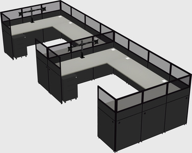 Cabine en u