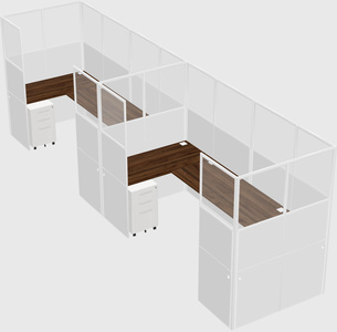 Cabine en u