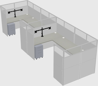 Cabine en u