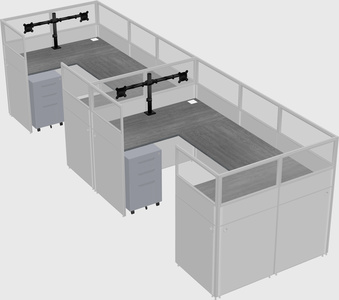 Cabine en u