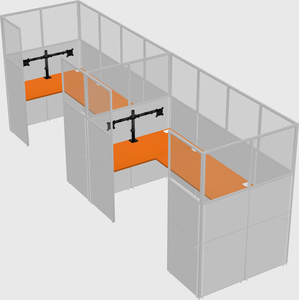 Cabine en u