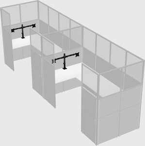 Cabine en u