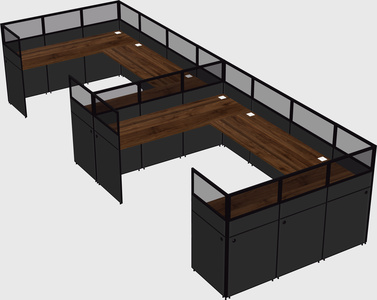 Cabine en u