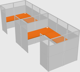 Cabine en u