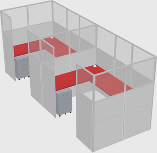 Cabine en u