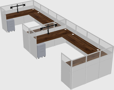 Cabine en u