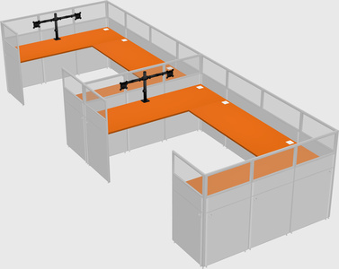 Cabine en u
