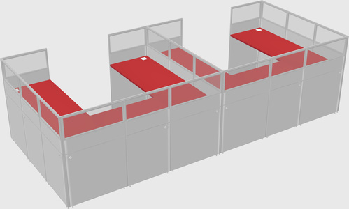 Cabine en u